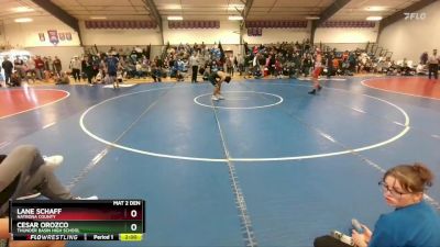 113 lbs Cons. Semi - Lane Schaff, Natrona County vs Cesar Orozco, Thunder Basin High School