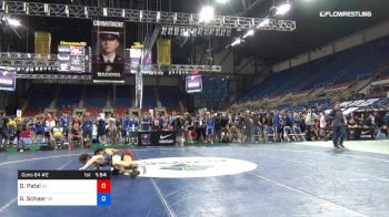 100 lbs Cons 64 #2 - Dhilan Patel, New York vs Gavin Schaer, Oregon