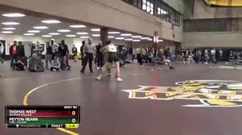 157 lbs Cons. Semi - Thomas West, Baldwin Wallace vs Peyton Hearn, Thiel College