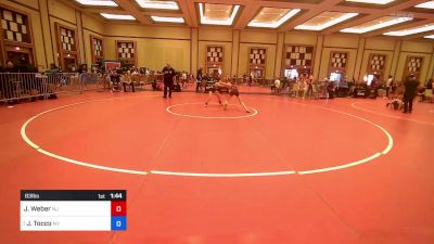 83 lbs Consi Of 8 #1 - Jaxson Weber, Nj vs Jaxson Tocco, Ny