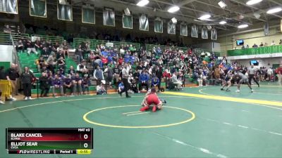 138 lbs Cons. Round 6 - Elliot Sear, Cvca vs Blake Cancel, Elyria