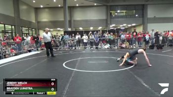 100 lbs Semifinal - Brayden Luinstra, Augusta vs Jeremy Welch, Greater Heights