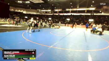 285 lbs Cons. Round 5 - Elias Nolan, Graham-Kapowsin vs Bradley Amsden, Lincoln (Tacoma)