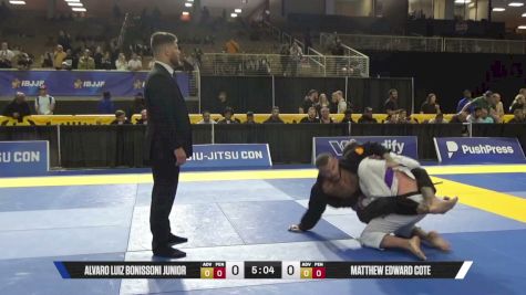 Matthew Edward Cote vs Alvaro Luiz Bonissoni Junior 2026 Pan Jiu Jitsu IBJJF Championship
