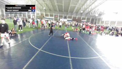 138 lbs Cons. Round 1 - Caleb Sorensen, Ridgeline Riverhawks vs Kelby Wright, Bear River Wrestling Club