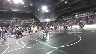 67 lbs Cons. Sub-quarters - Kase Gouty, Pueblo County Wrestling Club vs Sage Floyd, Widefield Wrestling Club