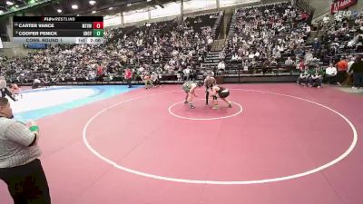 4A 215 lbs Cons. Round 1 - Carter Vance, Mt View vs Cooper Penick, Snow Canyon