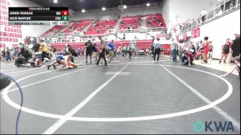 100 lbs Quarterfinal - Aiden Vargas, Dumas Wrestling Club vs Jace Maples, Stroud Youth Wrestling Club