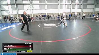 58 lbs Quarterfinal - Joel Alves, Montana vs Collin Cox, Warden Elite Wrestling