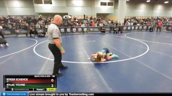 98 lbs Champ. Round 1 - Rylee Younie, IA vs Ryker Schenck, IN