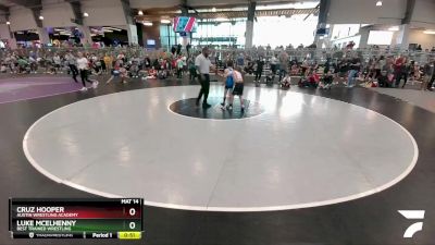 70 lbs Cons. Round 2 - Luke McElhenny, Best Trained Wrestling vs Cruz Hooper, Austin Wrestling Academy