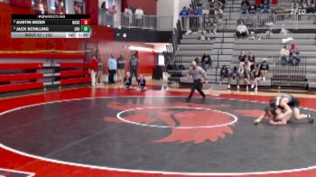 132 lbs Cons. Round 1 - Austin Mizer, North Scott vs Jack Schilling, Cedar Rapids Jefferson