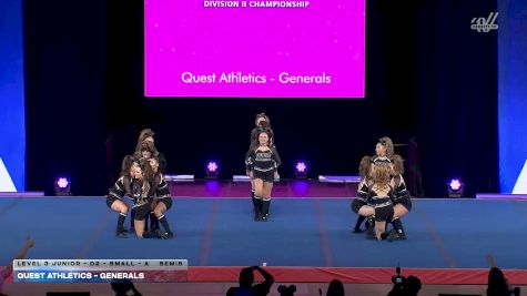 Quest Athletics - Generals [2026 L3 Junior - D2 - Small - A Semis] 2026 The D2 Summit