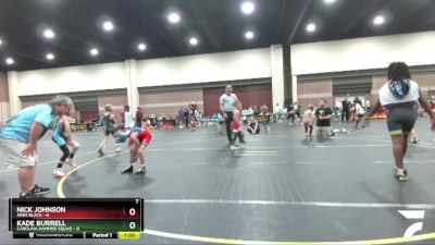 50 lbs Placement (4 Team) - Kade Burrell, Carolina Hammer Squad vs Nick Johnson, ARES Black