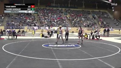 150 lbs Semifinal - Xavier Gonzalez, Moore vs Ryan Smith, Johnson Central