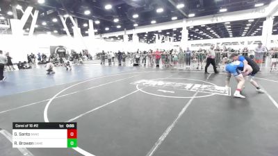 144 lbs Consi Of 16 #2 - Gabriel Santo, Rancho Bernardo WC vs RyLee Browen, Camel Kids