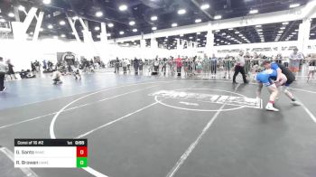 144 lbs Consi Of 16 #2 - Gabriel Santo, Rancho Bernardo WC vs RyLee Browen, Camel Kids