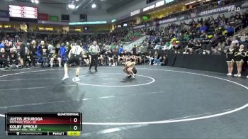 132 lbs Quarterfinal - Justis Jesuroga, Southeast Polk vs Kolby Sprole, Waverly-Shell Rock