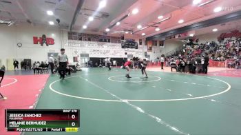 100 lbs Cons. Round 3 - Jessica Sanchez, Fullerton vs Melanie Bermudez, Orange