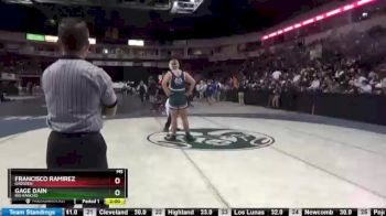 5A 220 lbs Champ. Round 1 - Gage Dain, Rio Rancho vs Francisco Ramirez, Gadsden