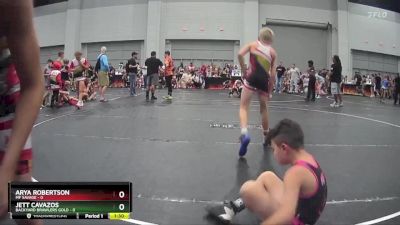 96 lbs Round 6 (10 Team) - Jaxten Bowler, Backyard Brawlers Gold vs Colton Bishop, MF Savage