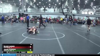 98 lbs Round 3 (4 Team) - Blake Haines, Gettysburg vs Gavin Pongsai, Wrestling Prep