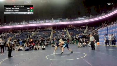 3A 190 lbs Semifinal - Brock Sullivan, Union Pines vs Coleman Jones, Enka High School