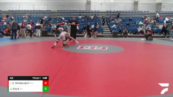 109 lbs Champ. Round 2 - Caleb Middendorf, Ross vs Jensen Boyd, Delta