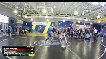 120 lbs Cons. Semi - Lucca Aragon, Eagle Empire vs Mason Zalud, Florida Scorpions Wrestling Cl