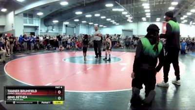 53 lbs Cons. Round 3 - Tanner Brumfield, Osprey Wrestling Club vs Qing Bethea, Flex Wrestling