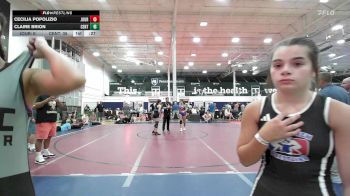 110 lbs Rr Rnd 4 - Kasandra Royce, Journeymen Wrestling - Girls vs Emma Vargas, Central Pennies