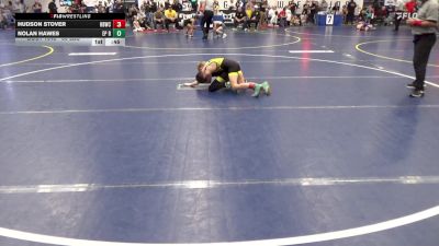 60 lbs Quarterfinal - Hudson Stover, Hbwc vs Nolan Hawes, EP Rattlers