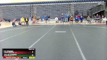 92 lbs Round 4 (10 Team) - Dylan Hughes, Terps Xpress vs TC Strebel, Legend Wrestling