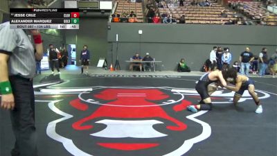 134 lbs Consi Of 8 #1 - Jesse Cruz, Clovis North vs Alexander Marquez, Golden Valley (Bakersfield)