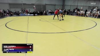 145 lbs Semis & 3rd Wb (16 Team) - Kori Campbell, Georgia Blue vs Clare Waite, Idaho