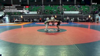 1A-4A 120 Quarterfinal - Gavin Crawford, Ashville vs Mateo Jimenez, St. John Paul II