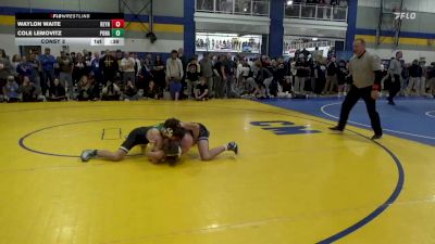 121 lbs Consy 3 - Waylon Waite, Reynolds vs Cole Lemovitz, Ponaganset-RI