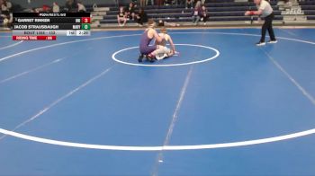 133 lbs 3rd Place Match - Garret Rinken, Northern Iowa vs Jacob Strausbaugh, Mary