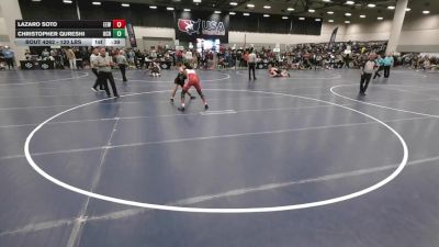 120 lbs Cons. Sub-semis - Lazaro Soto, Eagle Empire Wrestling vs Christopher Qureshi, Orange County RTC