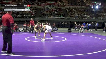 157 lbs Final - Carlo Contino, Buchanan vs Chris Creason, El Diamante