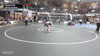 106 lbs 3rd Place Match - Porter Meyer, Hoxie HS vs Waylon Courtois, Pomona-West Franklin HS