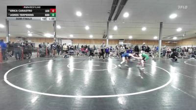 105 lbs Semifinal - Erica Carastro, Lackawaxen vs Agnes Terpening, Hannibal