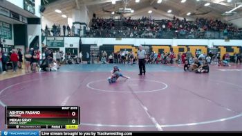 80 lbs Cons. Round 4 - Mekai Gray, Lowell Scott vs Ashton Fasano, Meridian