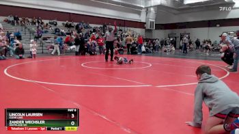 31-32 lbs Round 2 - Lincoln Laursen, Clear Lake vs Zander Wechsler, Whiteland WC