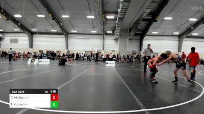 85 lbs Quarterfinal - Gannen Majka, Black Fox Wrestling Academy vs Tanner Kunze, Salem Elite Mat Club