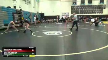 120 lbs Round 1 (4 Team) - Broc Fletcher, Rock Springs vs Brayden Torstenbo, Rawlins