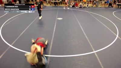132 lbs Cons. Round 3 - Harrison Dea, IL vs Bryce Knudtson, WI
