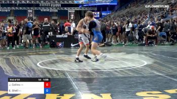 113 lbs Rnd Of 64 - Joshua Collins, Oregon vs Ethan Shell, North Carolina