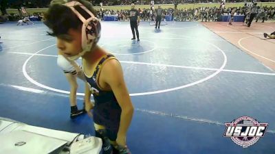 80 lbs Quarterfinal - Jaxon Randle, Chickasha Youth Wrestling vs Matthew Bermea, Clinton Youth Wrestling