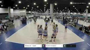 Athena 12 - 1 Gold vs ECJVC 12 Select - 2021 Mizuno Big South National Qualifier (Courts 1-80)